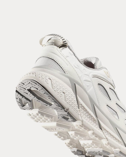 HOKA Clifton L White / White Low Top Sneakers - 3