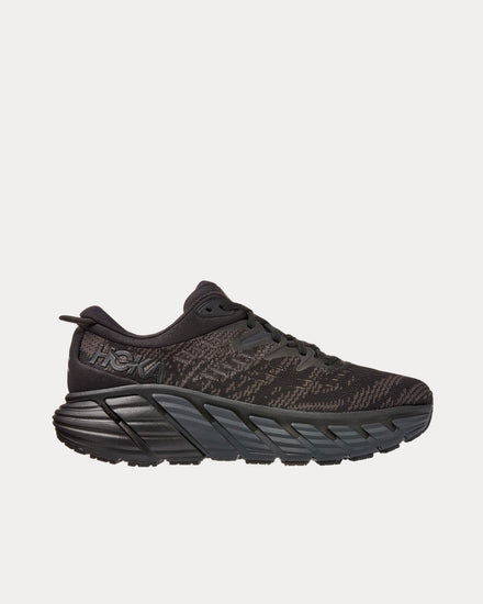 HOKA Gaviota 4 Black / Black Running Shoes - 1