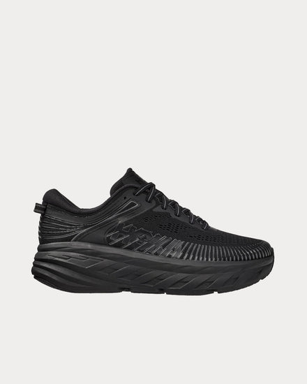 HOKA Bondi 7 Black Running Shoes - 1
