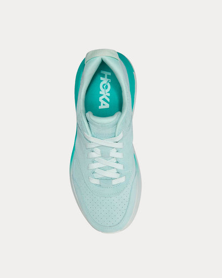 HOKA Bondi L Suede Blue Glass / Atlantis Running Shoes - 2