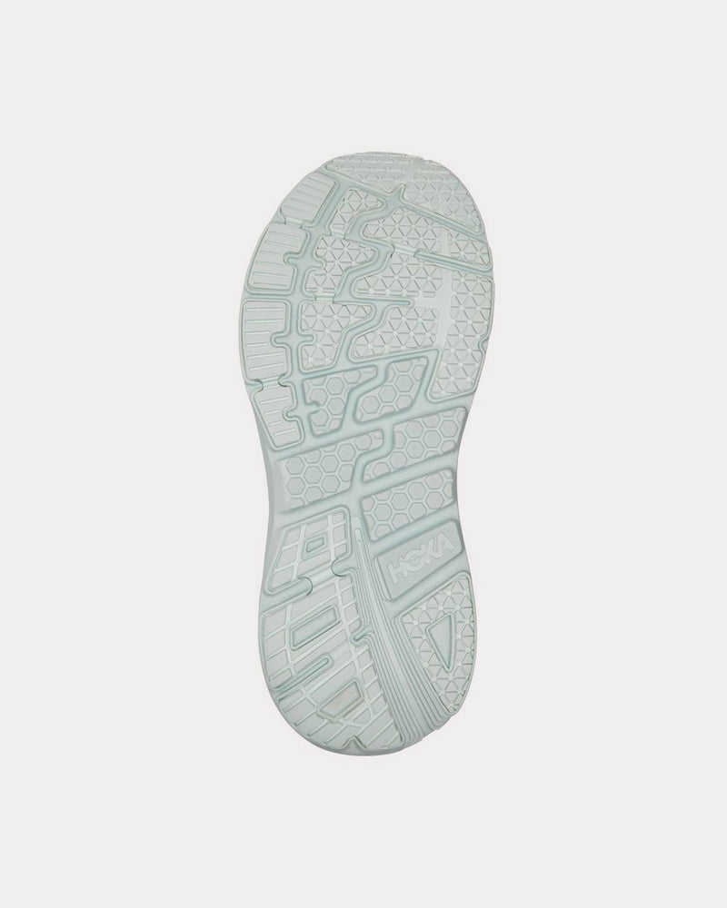 HOKA Bondi L Suede Blue Glass / Atlantis Running Shoes - 5