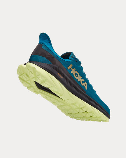 HOKA Mach 4 Blue Coral / Black Running Shoes - 4