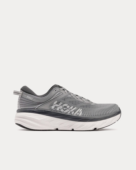 HOKA Bondi 7 Wild Dove / Dark Shadow Running Shoes - 1