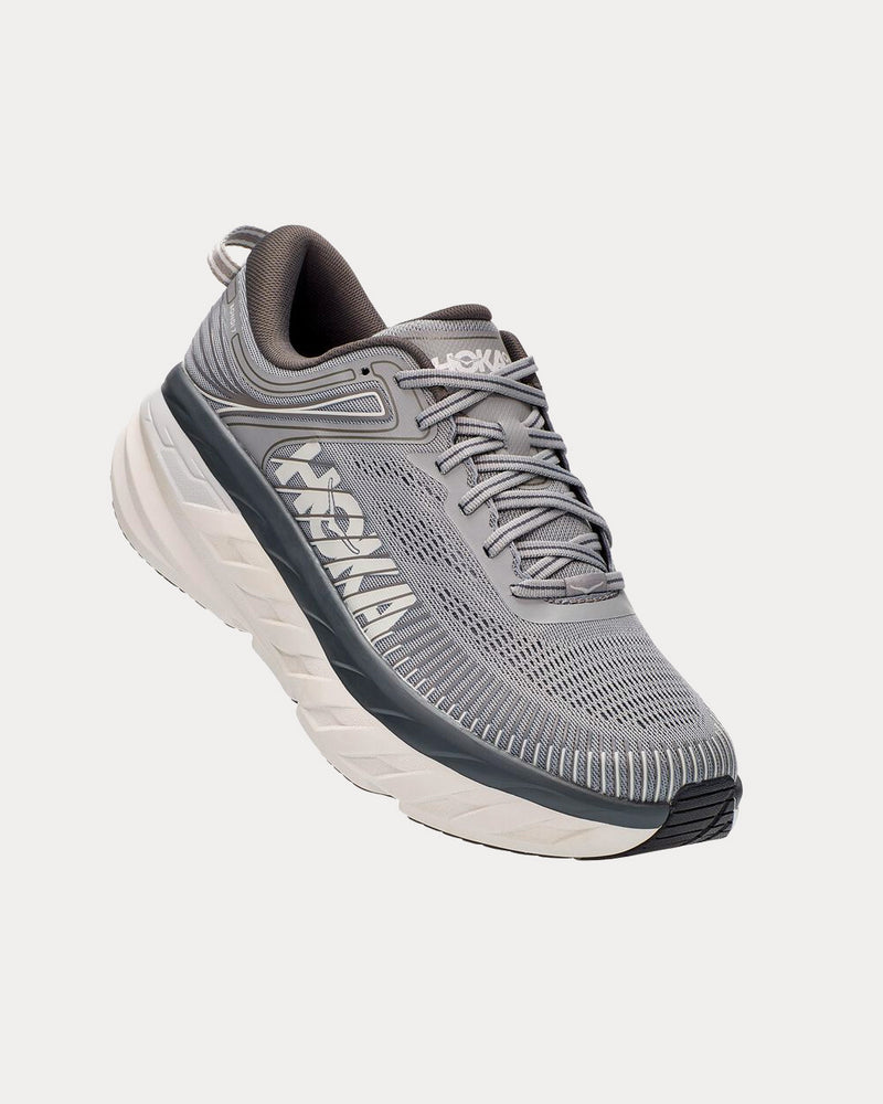 Hoka Bondi 7 Wild Dove / Dark Shadow Running Shoes - 2