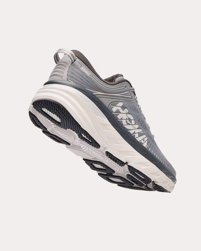 Hoka Bondi 7 Wild Dove / Dark Shadow Running Shoes - 3
