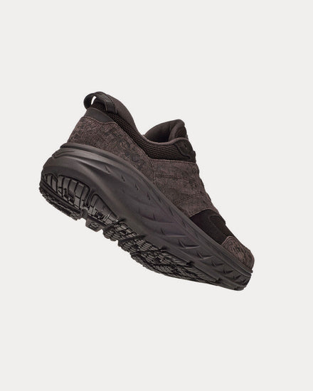 HOKA x Engineered Garments Bondi L Brown Croc Leather Running Shoes - 4