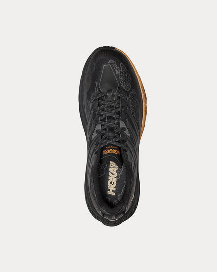 HOKA Speedgoat 4 Black / Gold Running Shoes - 2