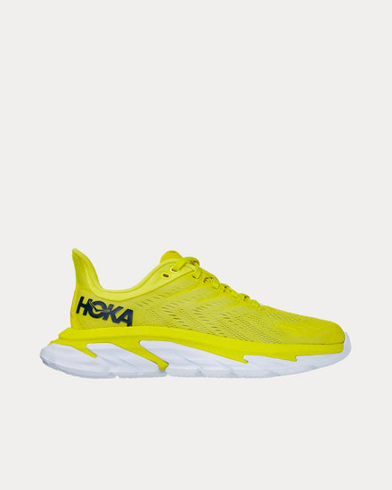 HOKA Clifton Edge Yellow / White Running Shoes - 1