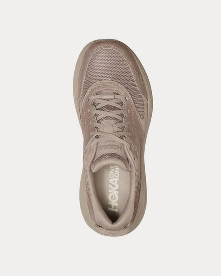 HOKA x Engineered Garments Bondi L Simply Taupe Cow Hair Running Shoes - 2