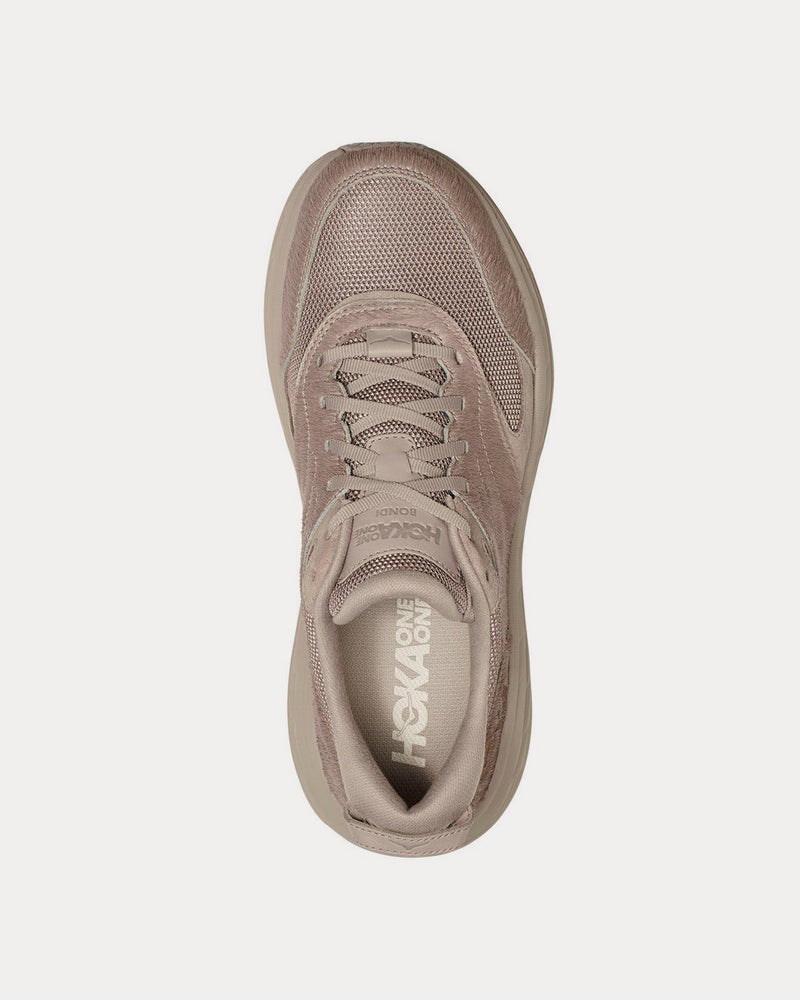 HOKA x Engineered Garments Bondi L Simply Taupe Cow Hair Running Shoes - 2