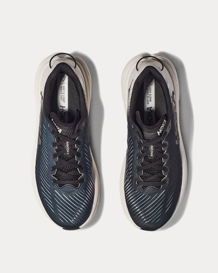 HOKA Rincon 3 Black / White Running Shoes - 2