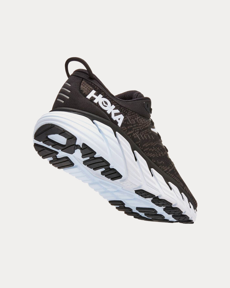 HOKA Gaviota 4 Black / White Running Shoes - 3