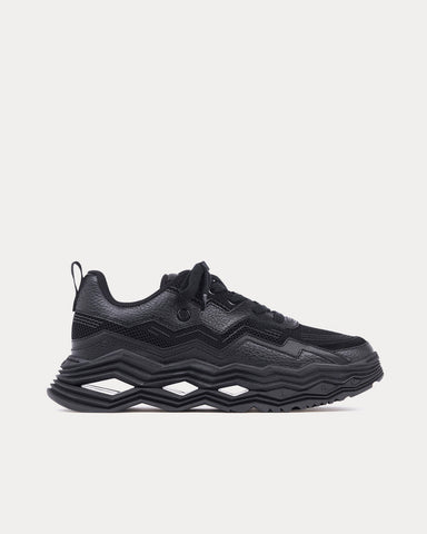 IRO Wave Chunky Black Low Top Sneakers