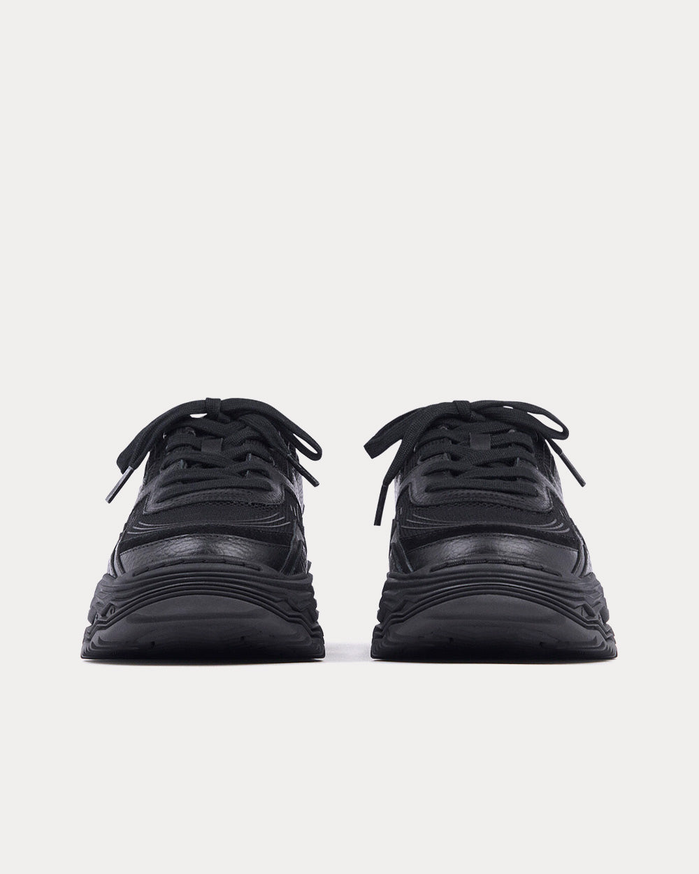 IRO - Wave Chunky Black Low Top Sneakers