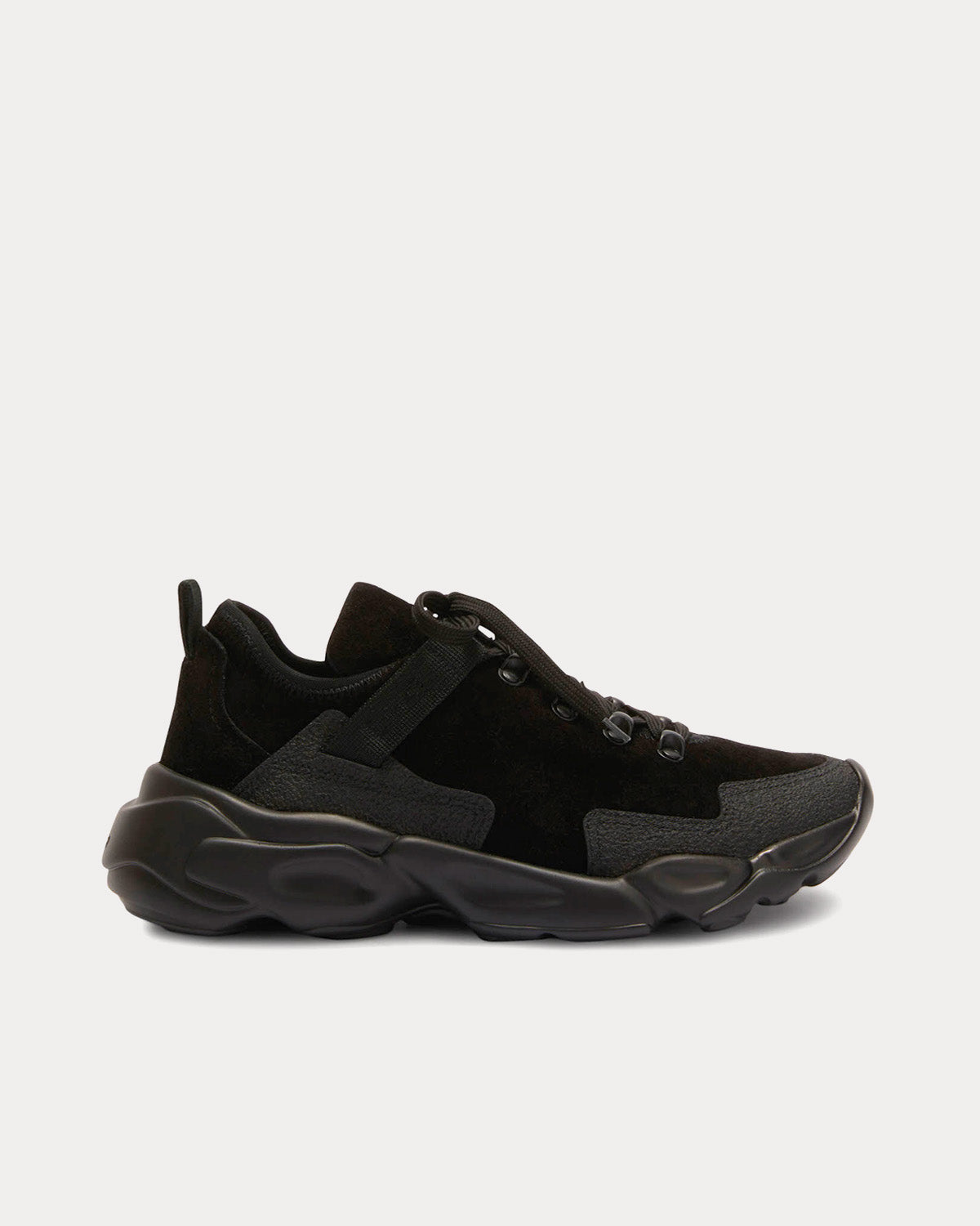 スニーカー JIL SANDER Black Fabric And Suede Sneakers Jil Sander Black Fabric And Suede Moon Sneakers | ModeSens