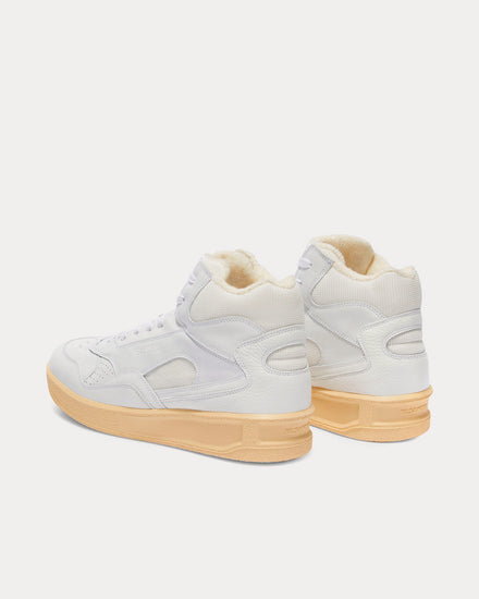 Jil Sander Basket White High Top Sneakers - 4