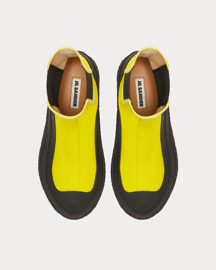 Jil Sander Chelsea Yellow High Top Sneakers - 2