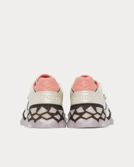 Jimmy Choo Diamond X Off-White / Pink Low Top Sneakers - 3