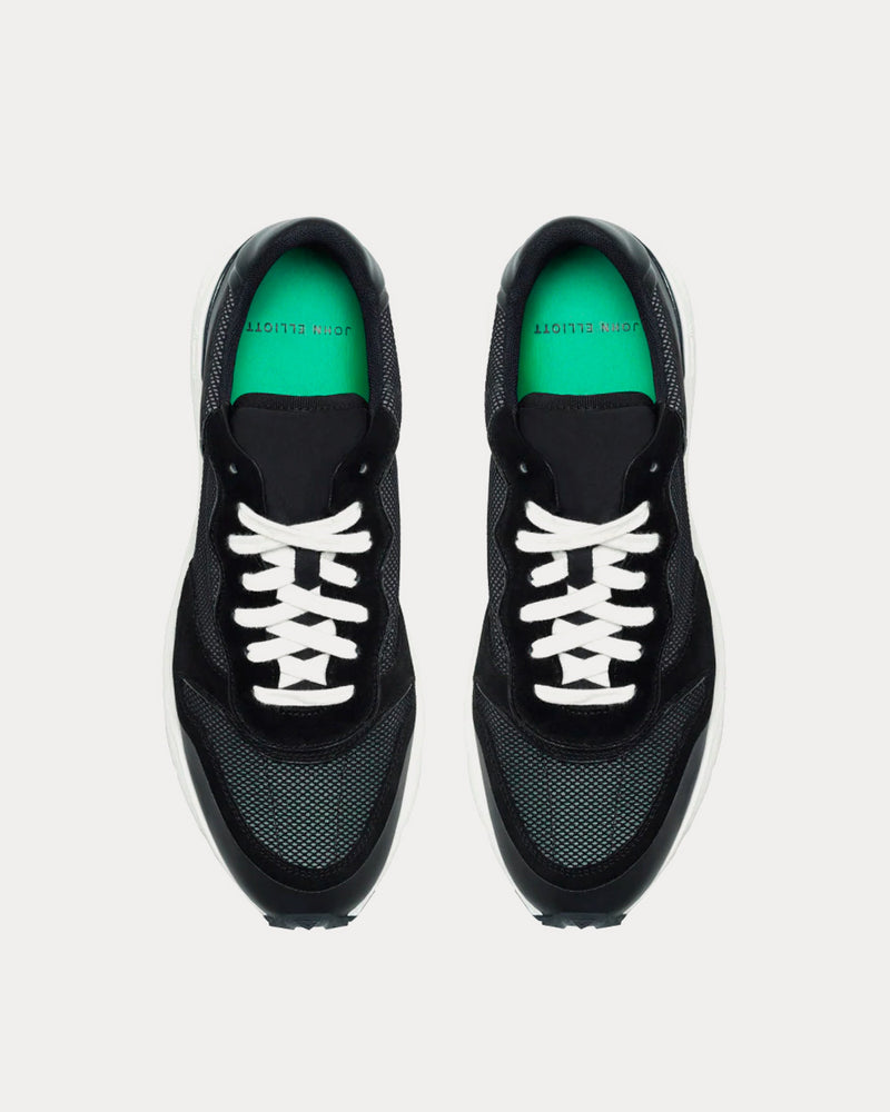 John Elliott Edition One Runner Black / Ivory Low Top Sneakers - 2