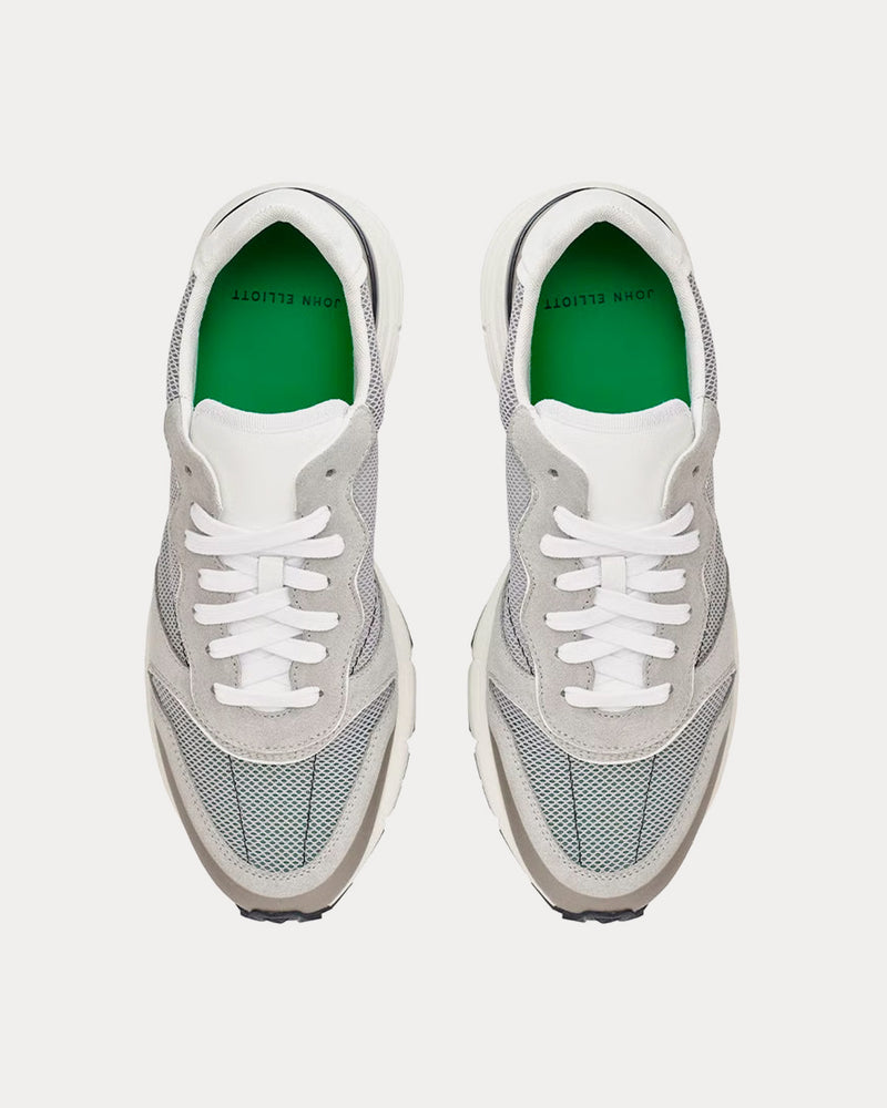 John Elliott Edition One Runner Cool Grey / Ivory Low Top Sneakers - 2