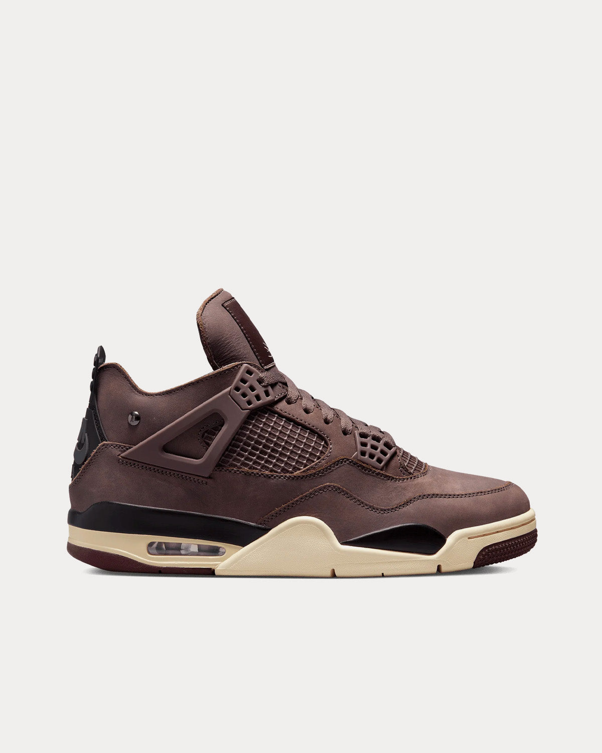 Air Jordan 4 Violet Ore Ash Black High Top Sneakers