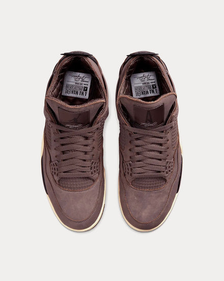 Jordan x A Ma Maniere Air Jordan 4 Violet Ore / Ash  / Black High Top Sneakers - 2