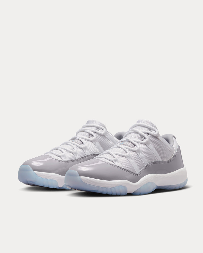 Jordan Air Jordan 11 Retro Low White / University Blue / Cement Grey Low Top Sneakers - 3