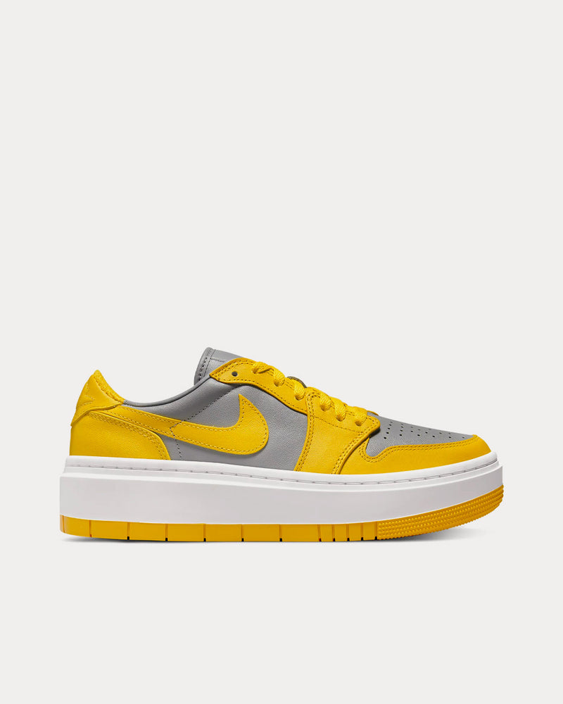 Jordan Air Jordan 1 Elevate Low Cement Grey / White / Varsity Maize Low Top Sneakers - 1