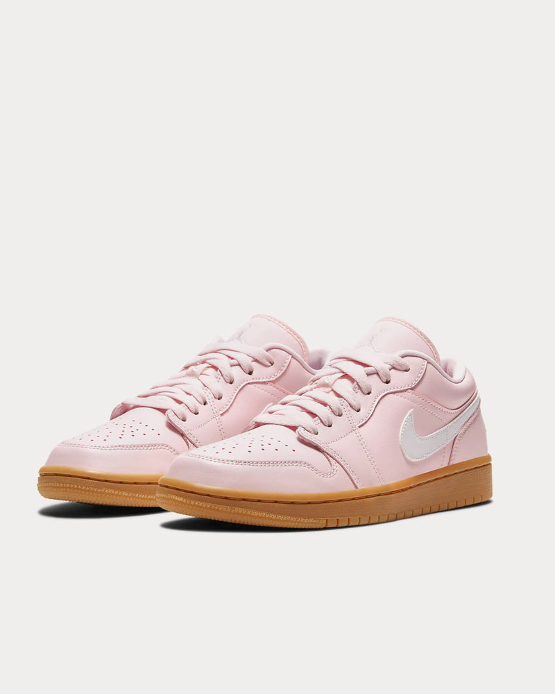 Jordan Air Jordan 1 Low Arctic Pink / Gum Light Brown / White Low Top Sneakers - 2