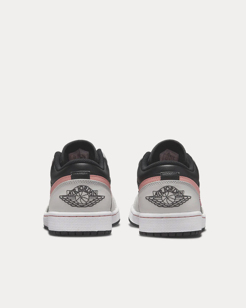 Jordan Air Jordan 1 Low Black / Grey Fog / White / Bleached Coral Low Top Sneakers - 4