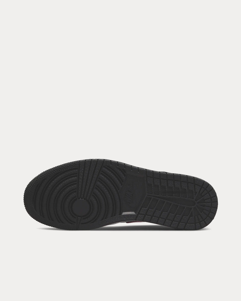 Jordan Air Jordan 1 Low Black / Grey Fog / White / Bleached Coral Low Top Sneakers - 5