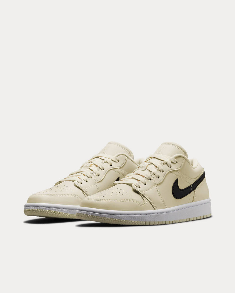 Jordan Air Jordan 1 Low Coconut Milk / White / Black Low Top Sneakers - 3