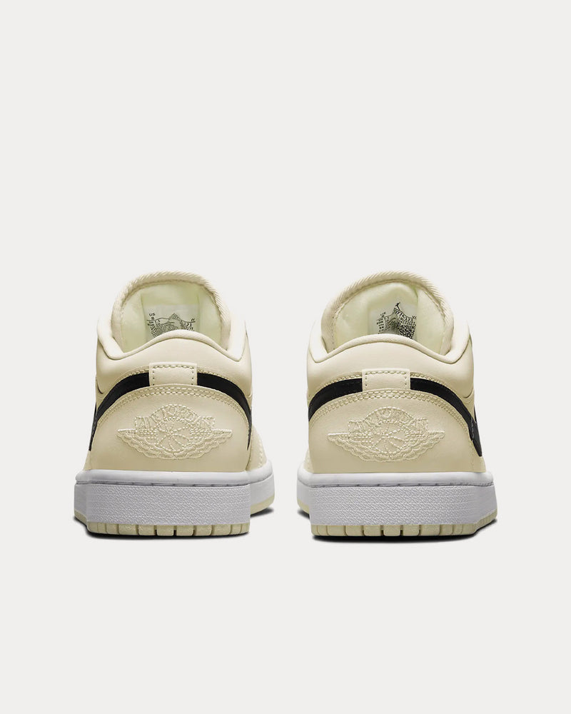 Jordan Air Jordan 1 Low Coconut Milk / White / Black Low Top Sneakers - 4