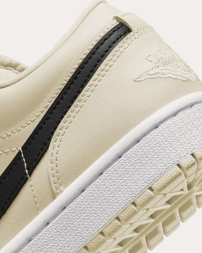 Jordan Air Jordan 1 Low Coconut Milk / White / Black Low Top Sneakers - 6