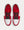 Air Jordan 1 Low White / Black / Gym Red Low Top Sneakers