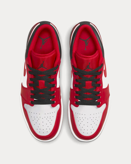 Jordan Air Jordan 1 Low White / Black / Gym Red Low Top Sneakers - 2