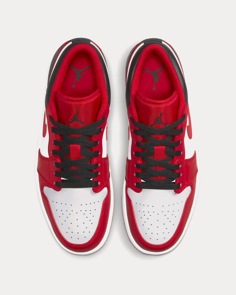 Jordan Air Jordan 1 Low White / Black / Gym Red Low Top Sneakers - 2