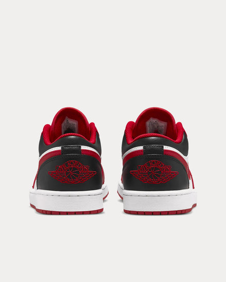 Jordan Air Jordan 1 Low White / Black / Gym Red Low Top Sneakers - 4