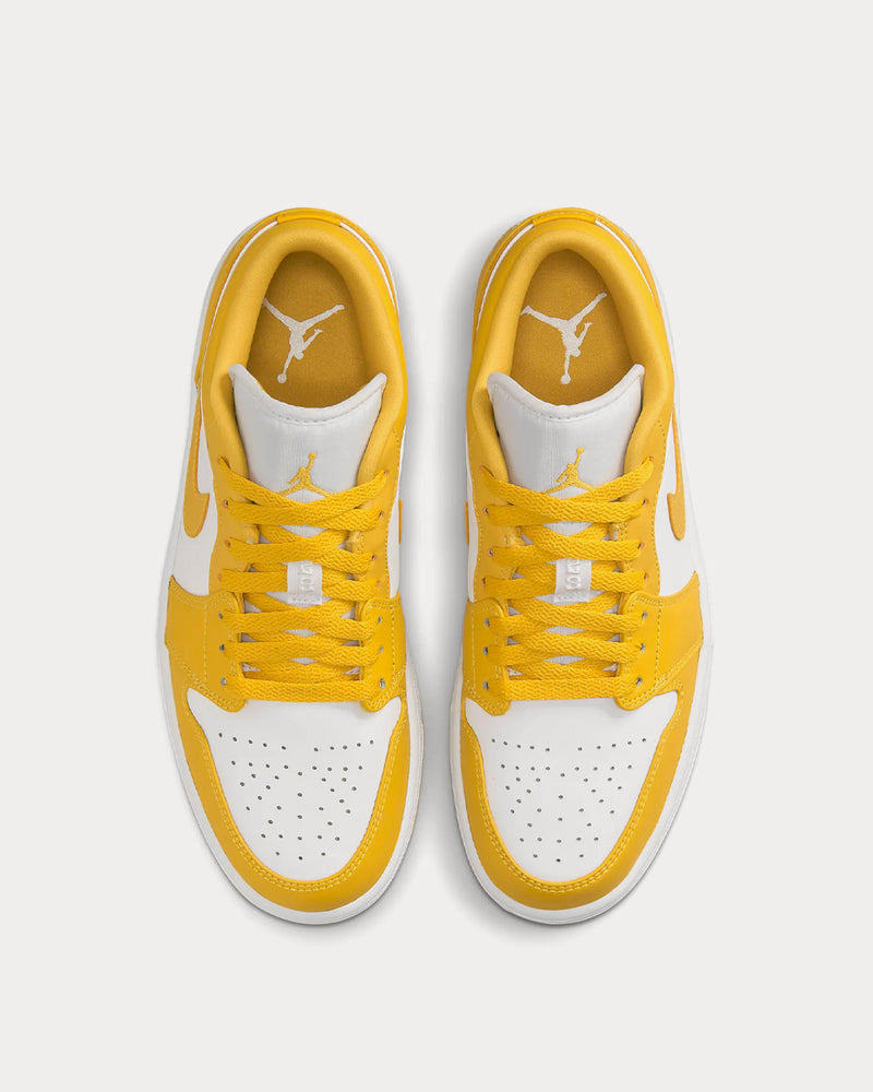 Jordan Air Jordan 1 Low White / Pollen Low Top Sneakers - 2