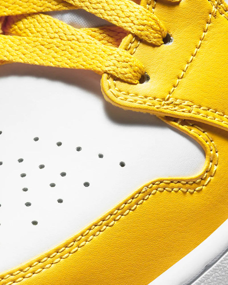 Jordan Air Jordan 1 Low White / Pollen Low Top Sneakers - 6