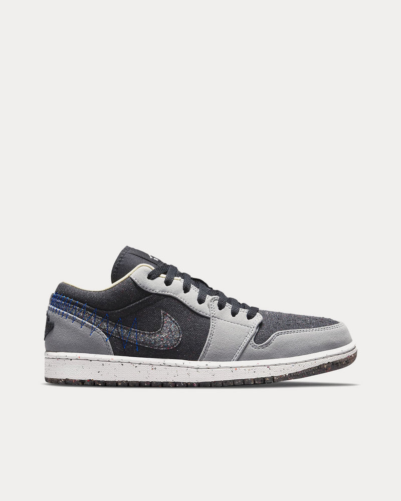 Jordan Air Jordan 1 Low SE Light Smoke Grey / Black / Racer Blue / Multi-Colour Low Top Sneakers - 1