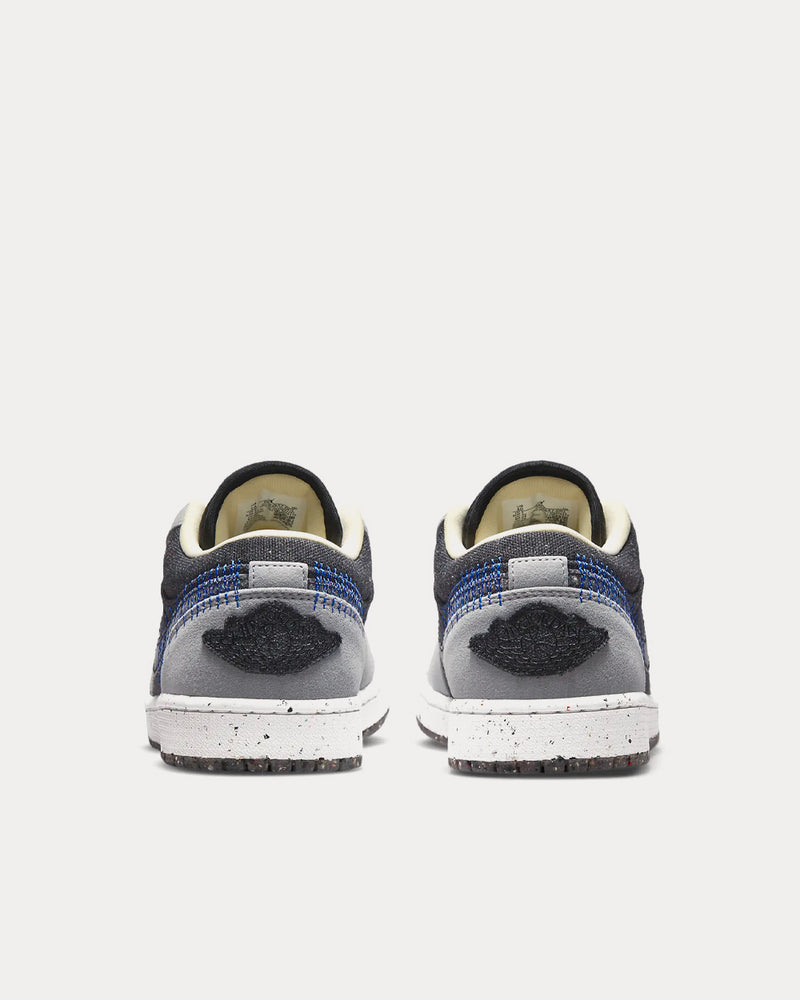 Jordan Air Jordan 1 Low SE Light Smoke Grey / Black / Racer Blue / Multi-Colour Low Top Sneakers - 4