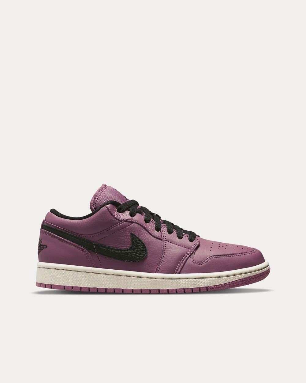 Jordan Air Jordan 1 Low SE Light Mulberry Light Bone Black Low Top Sneakers Sneak in Peace