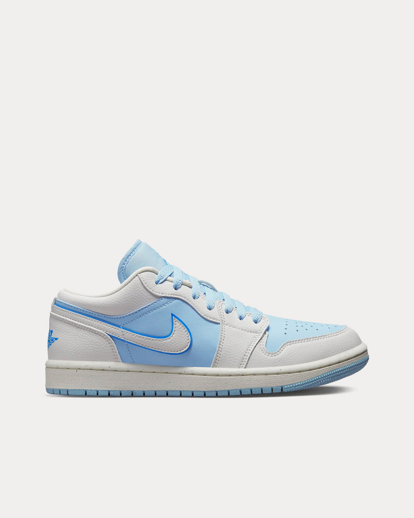 Jordan Air Jordan 1 Low SE Sail / Ice / Dark Powder Blue Low Top Sneakers -  Sneak in Peace