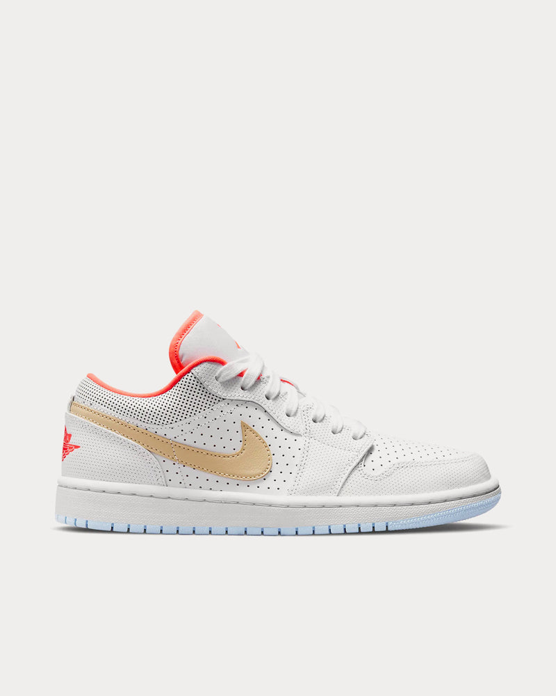 Jordan Air jordan 1 Low SE White / Flash Crimson / Psychic Blue / Sesame Low Top Sneakers - 1