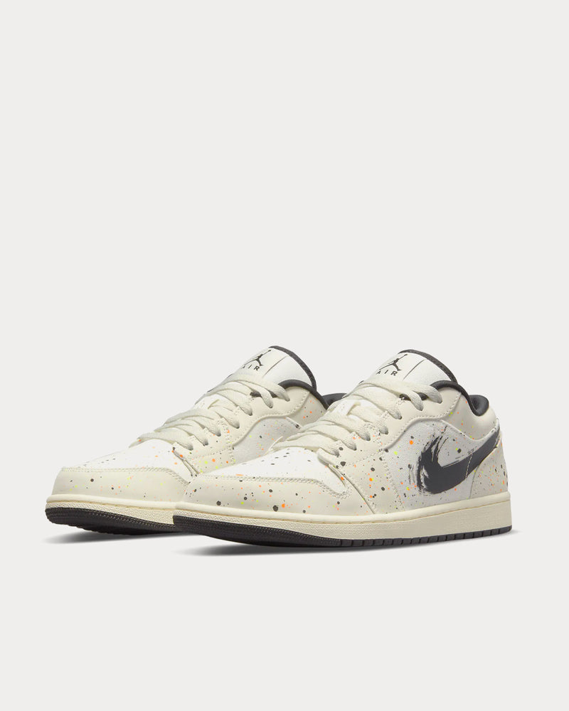 Jordan Air Jordan 1 Low SE Sail / Total Orange / Electric Green / Black Low Top Sneakers - 3