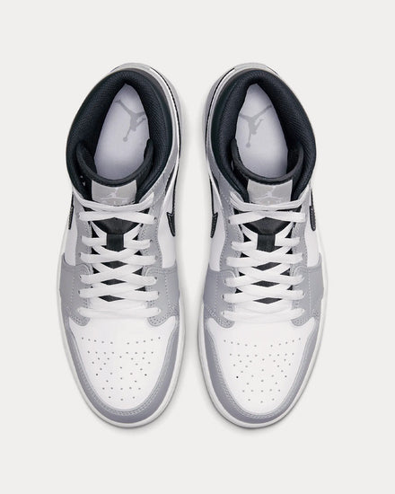 Jordan Air Jordan 1 Light Smoke Grey / Anthracite / White Mid Top Sneakers - 2