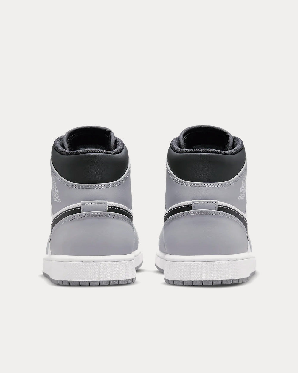 Jordan Air Jordan 1 Light Smoke Grey Anthracite White Mid Top Sneakers Sneak in Peace