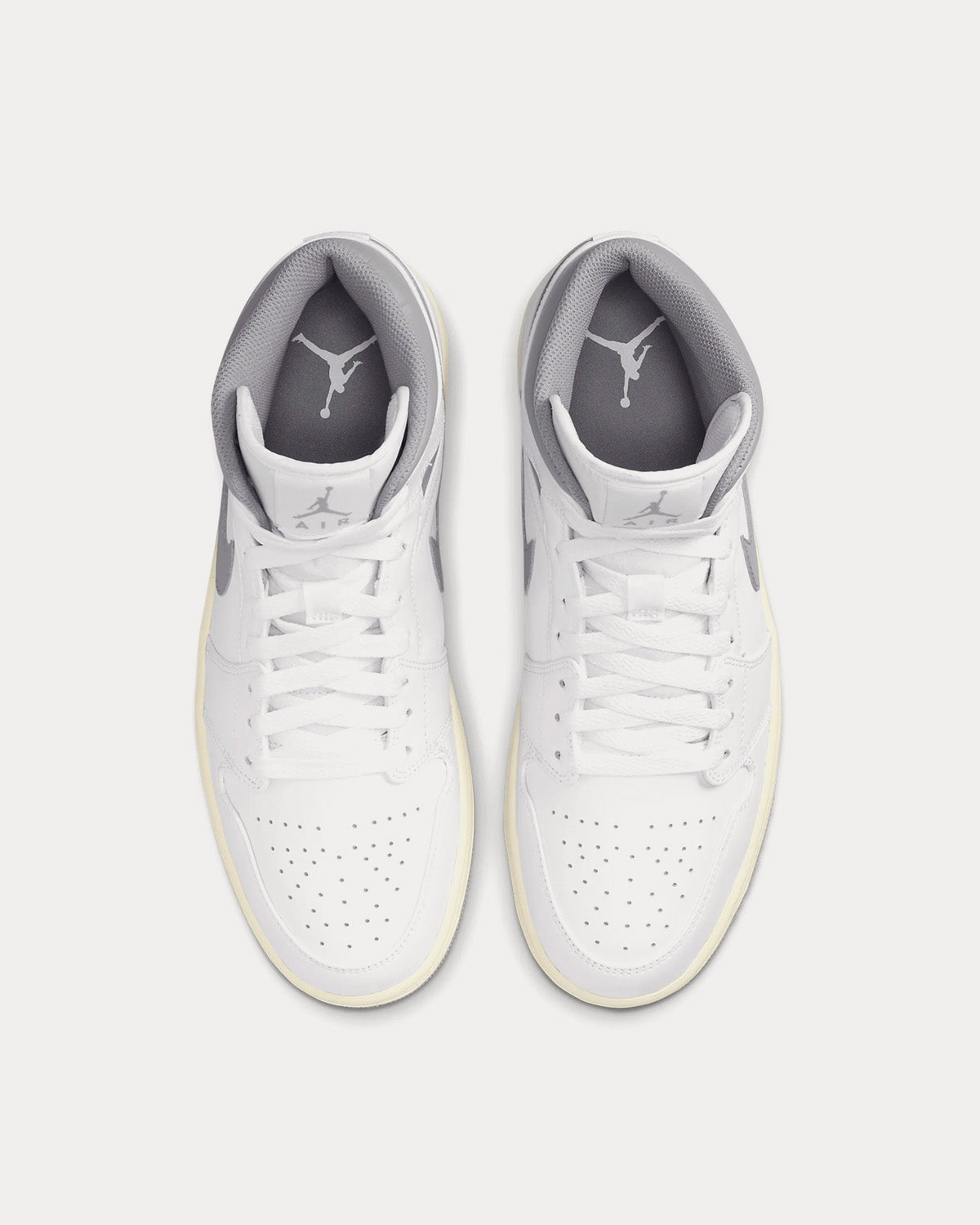 hightop white jordans