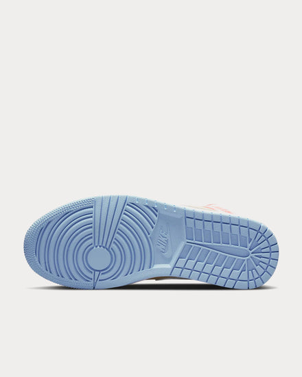 Jordan Air jordan 1 Mid SE Sesame / Flash Crimson / Psychic Blue / White High Top Sneakers - 5